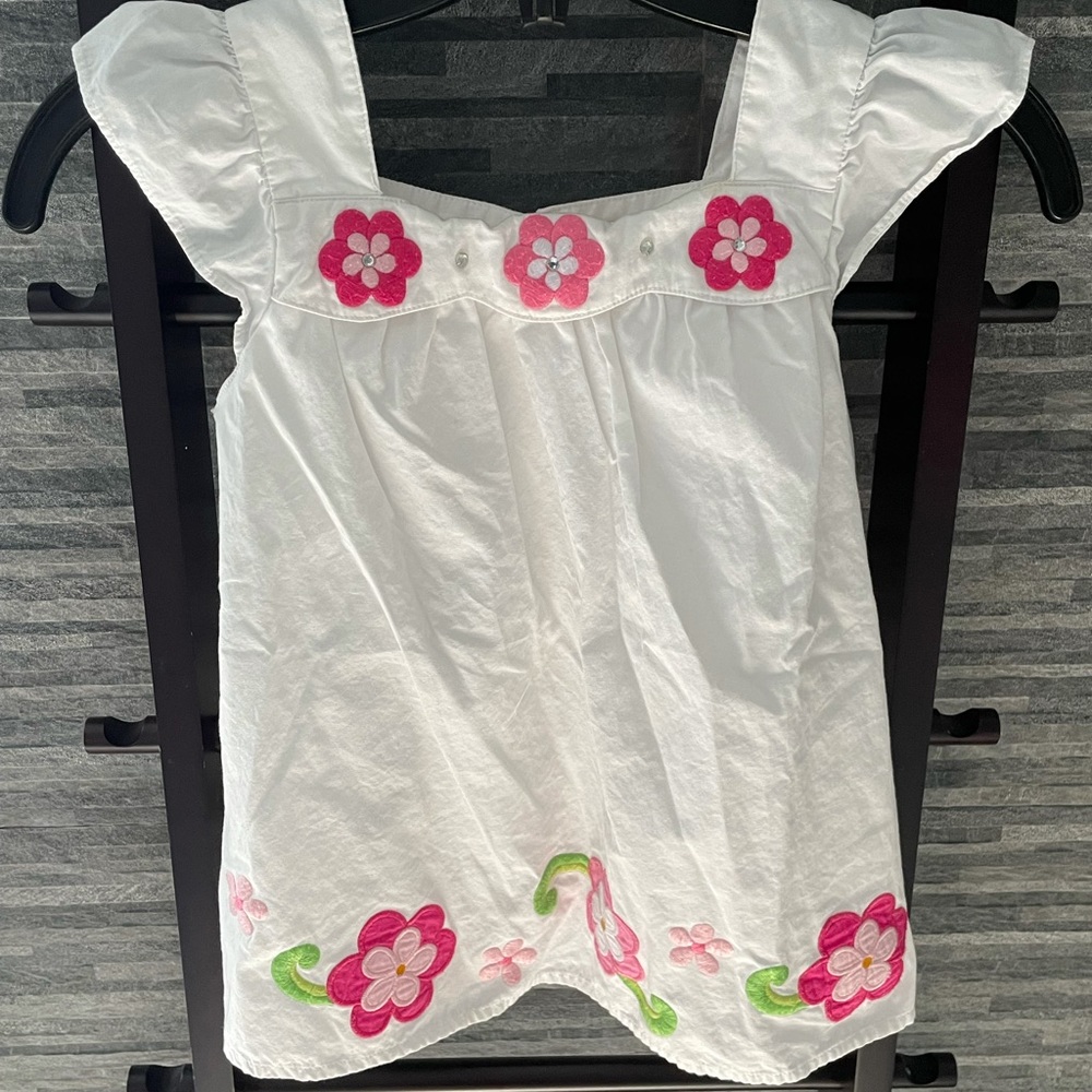 Gymboree 100% Cotton Embroidered Top
